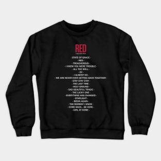 Taylor Swift - RED Album Crewneck Sweatshirt